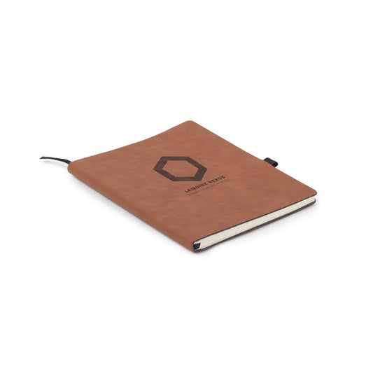 7”x9” Engraved Leather Notebook