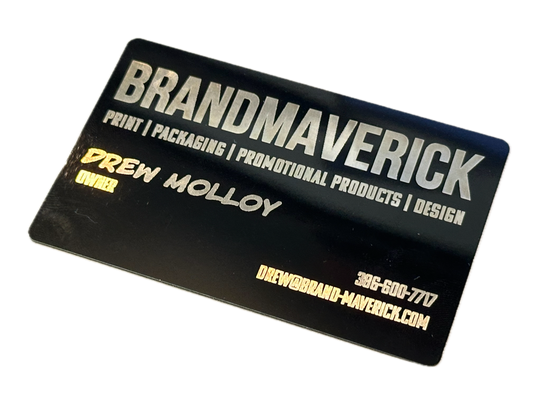 Aluminum Business Cards (100)