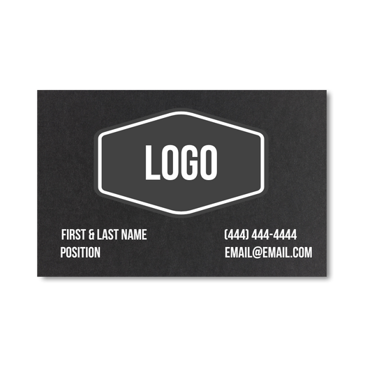 Premium Black Business Cards