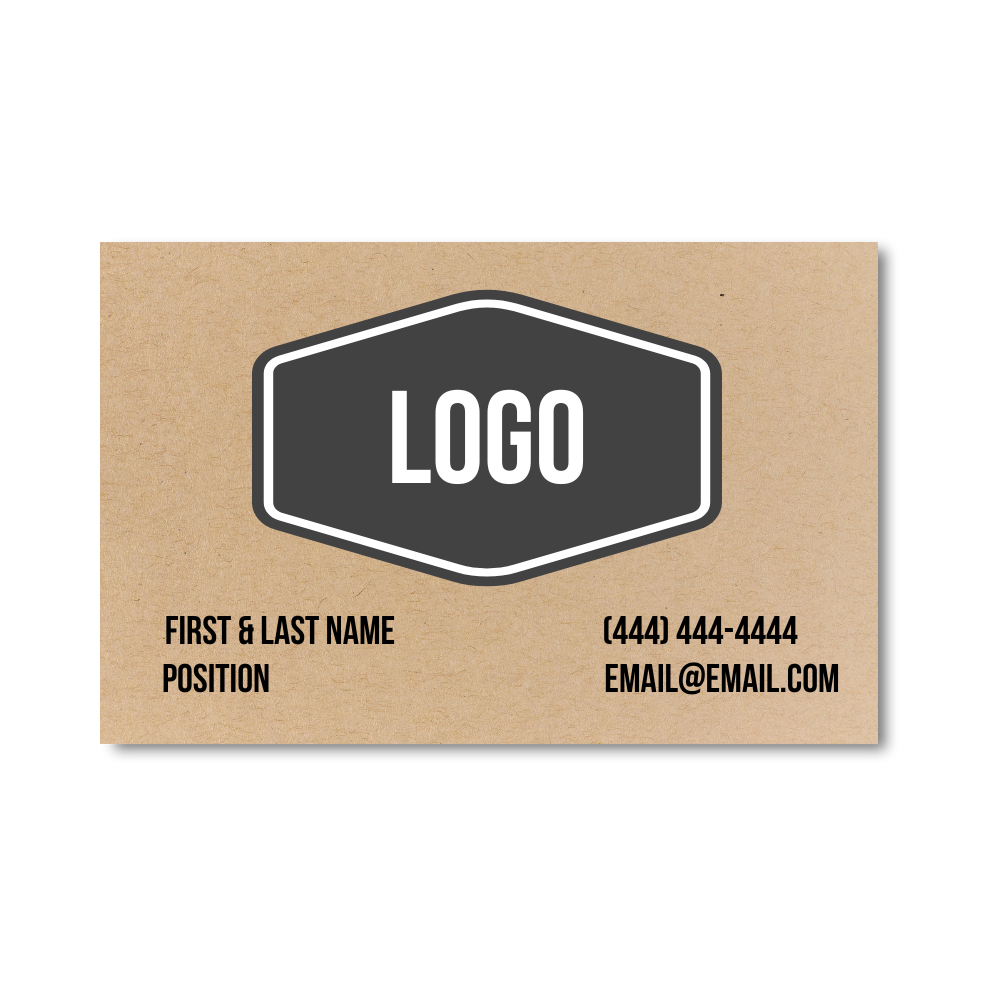 Premium Kraft Business Card