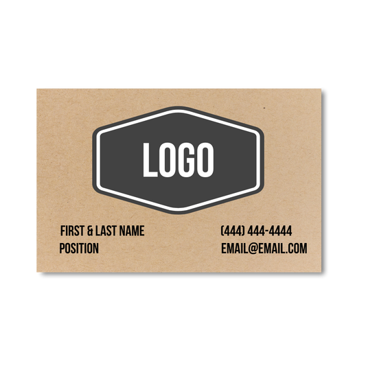 Premium Kraft Business Card